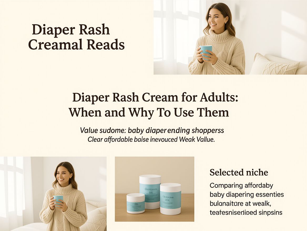 Diaper Rash Creams for Adults: When and Why to Use Them
